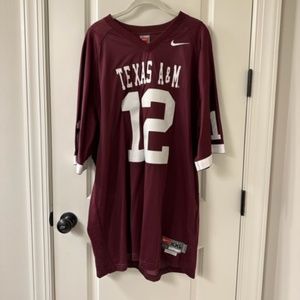 Vintage Nike Texas A&M Stitched Jersey #12 XXL